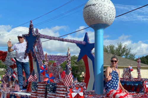 LMUD Wins a First Place at Lakeway’s 47th July Fourth Parade