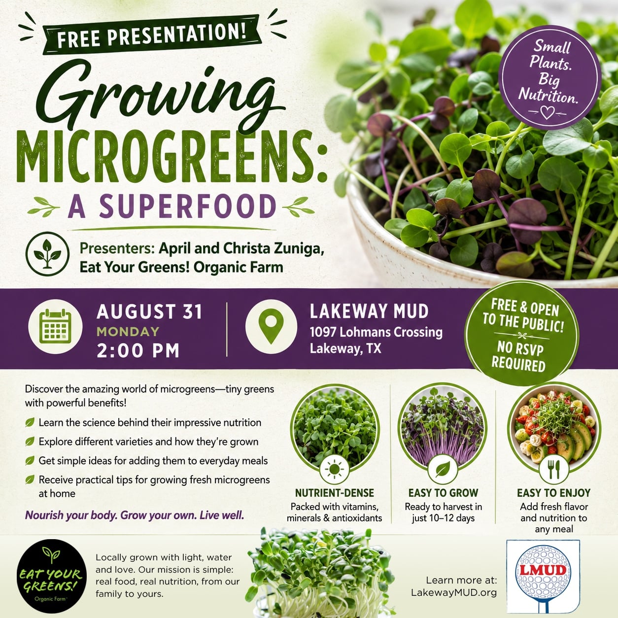 Growing Microgreens: A Superfood (video)