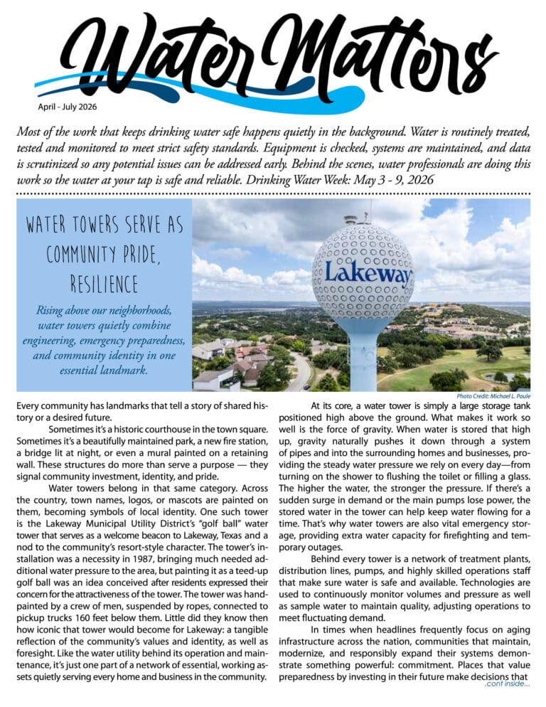 Water Matters: Apr. – Jul. 2026 Edition